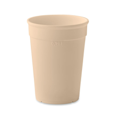 Midocean Újrahaszn. PP repohár 250 ml bögrék, csészék