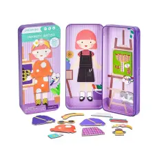 MierEdu Mágneses puzzle játék, Divatos ruhák MierEdu puzzle, kirakós
