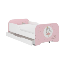  MIKI gyerekágy 160x80cm matraccal és ágyneműtartóval - hercegnő gyermekbútor