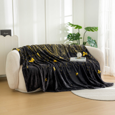 Mikroplüss takaró VISATA, fekete Méret: 160 x 200 cm lakástextília