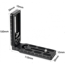 Mikrosat L kamera talp, L-bracket (CF-01) fényképező tartozék