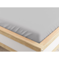 Mikroszálas lepedő világosszürke 90 x 200 cm lakástextília