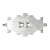 MIKROTIK DINrail PRO mount fém rögzítő LtAP mini szériához (DRP-LTM) (DRP-LTM)