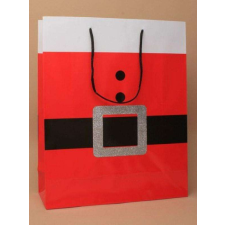 Mikulás/Télapó hangulatú dísztasak 23x18cm ajándéktasak