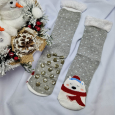  Mikulásos-Karácsonyi női vastag csúszásgátlós zokni 35-38 női zokni