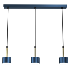 MILAGRO ARENA Blue Gold függesztett mennyezeti lámpa 3xGX53 Milagro Strip világítás