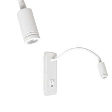 MILAGRO BASE 8W + 2W fehér flexibilis Milagro fali lámpa világítás