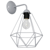 MILAGRO Fali lámpa KOSÁR Szürke 1xE27 Milagro