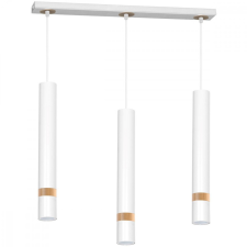 MILAGRO JOKER függőlámpa WHITE/WOOD 3x GU10 MILAGRO Fém modern stílusban világítás