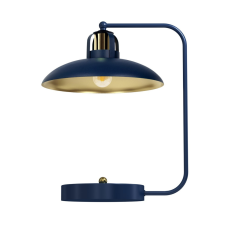 MILAGRO LED Asztali lámpa FELIX Navy blue Blue Gold 1xE27 Milagro világítás