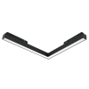 MILAGRO LED Line Rail lámpa 10W 4000K mágneses pályákhoz MAGNETIC TRACK Milagro Black Corner
