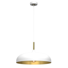MILAGRO LINCOLN mennyezeti lámpa White Gold 1xE27 45cm Milagro világítás