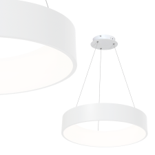 MILAGRO Ohio fehér LED függesztett lámpa (MIL-ML6357) LED 1 izzós IP20 világítás