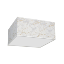 MILAGRO Plafon LED mennyezeti lámpa SENSO White Gold Square 3xE27 Milagro világítás
