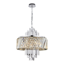 MILAGRO Prémium fém-kristály függőlámpa króm Milagro Margot Chrome (ML0410) 9xE14 világítás