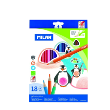 MILAN színesceruza 18db-os kiszerelésben 0722318 színes ceruza