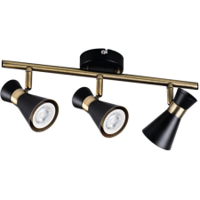  MILENO mennyezeti lámpatest 3x GU10 Black Gold 53cm Kanlux világítás