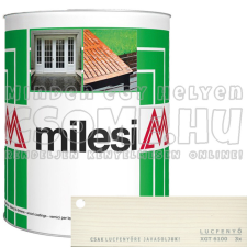 MILESI XGT 6100 FEHÉR - MILESI VIASZOS VÉKONYLAZÚR - 5L favédőszer és lazúr