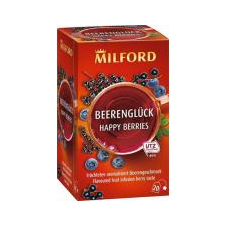 Milford Gyümölcstea, 20x2,5 g, MILFORD \"Happy berries\", bogyós gyümölcs tea