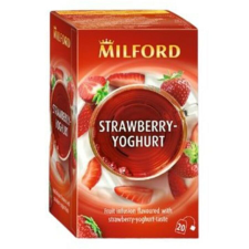 Milford Gyümölcstea MILFORD eper és joghurt 20 filter/doboz tea