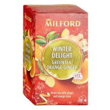 Milford Zöld tea MILFORD Winter Delight narancs és gyömbér 20 filter/doboz tea