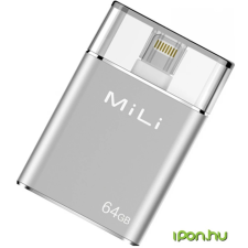 Mili iData Pro 64GB Lightning + Micro USB Ezüst pendrive