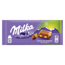 Milka alpesi tejcsokoládé egész mogyoróval 100 g csokoládé és édesség