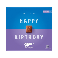 Milka dessz.Happy Birthday! - 110g csokoládé és édesség