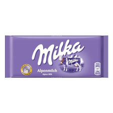 Milka Táblás csokoládé, 100 g, MILKA, alpesi tej csokoládé és édesség