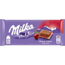 MILKA TÁBLÁS CSOKOLÁDÉ CHERRY CREAM 100G csokoládé és édesség