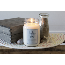 Milkhouse Candle Co. MILKHOUSE GYERTYA Indigo Seas illatgyertya Farmhouse Jar (368 g), gyertya