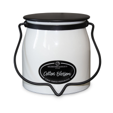 Milkhouse Candle Co. TEJHÁZ GYERTYA Cotton Blossom illatgyertya VAJTÉRKÉS 2 kanócos (454 g), gyertya