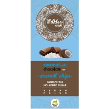 Milkless Delight Kókusztejes csoki kókuszchipsszel 80g Milkless Delight reform élelmiszer