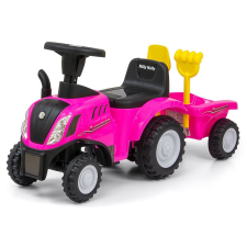 Milly Mally Bébitaxi NEW HOLLAND T7 TRAKTOR Milly Mally rózsaszín lábbal hajtható járgány