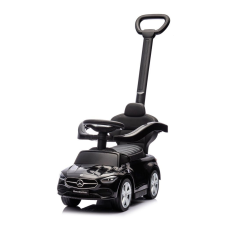 Milly Mally Bébitaxi tolókarral MERCEDES C-Class Deluxe Milly Mally Black lábbal hajtható járgány