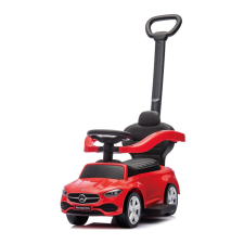 Milly Mally Bébitaxi tolókarral MERCEDES C-Class Deluxe Milly Mally Red lábbal hajtható járgány