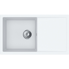  Miló beépíthető gránit mosogató fehér mosogatótálca