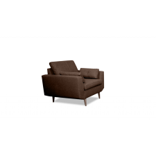 milo BENIAMIN fotel, sötét barna bútor