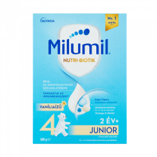 Milumil Junior 4 vanília ízű gyerekital 24 hó+ (500 g) bébiétel