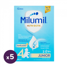 Milumil Junior 4 vanília ízű gyerekital 24 hó+ (5x500 g) bébiétel