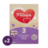 Milupa 3 tejalapú, anyatej-kiegészítő tápszer 9 hó+ (2x500 g)