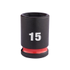  MILWAUKEE Gépi dugókulcs 3/8" 15 mm CrMo