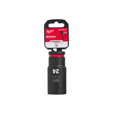  MILWAUKEE Gépi hosszú dugókulcs 1/2" 24 mm CrMo dugókulcs