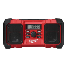 Milwaukee M18 JSR-0 Akkumulátoros Rádió (Akku és töltő nélkül) (4933451250) rádió