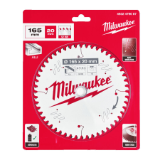 Milwaukee Milwaukee Körfűrészlap Alu 165x20x1,6x52ATB-1 db fűrészlap