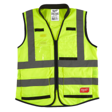 Milwaukee Milwaukee Prémium Láthatósági mellény, sárga - 2XL/3XL 1 db láthatósági ruházat