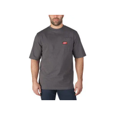  MILWAUKEE Rövid ujjú zsebes póló szürke WTSSG-XXL munkaruha