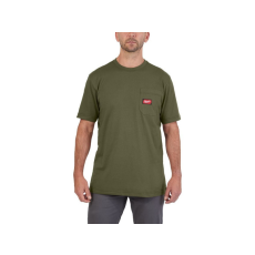 Milwaukee Rövid ujjú zsebes póló zöld WTSSGRN L