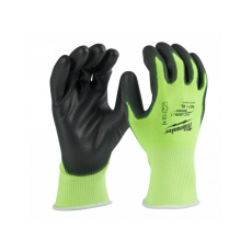 MILWAUKEE Tartozék MILWAUKEE Munkavédelmi kesztyű vágásbiztos PU mártott 1/A - XL/10 Hi-Vis