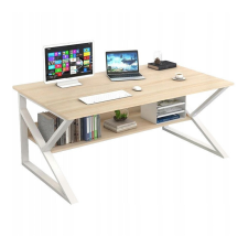 MIM-534 Modern irodai számítógépasztal 100x60cm méretben, polccal íróasztal